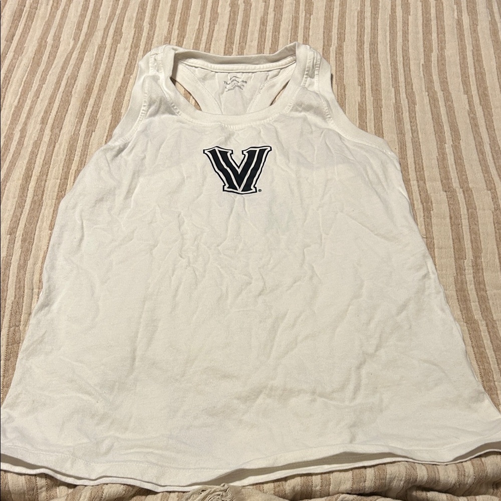 Nike White Tank Top with Villanova logo